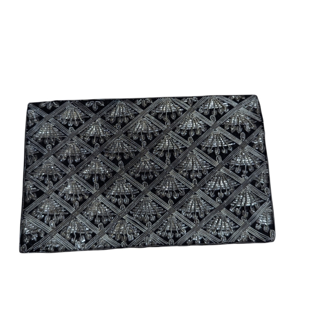 Chic Black and Silver Laptop Case